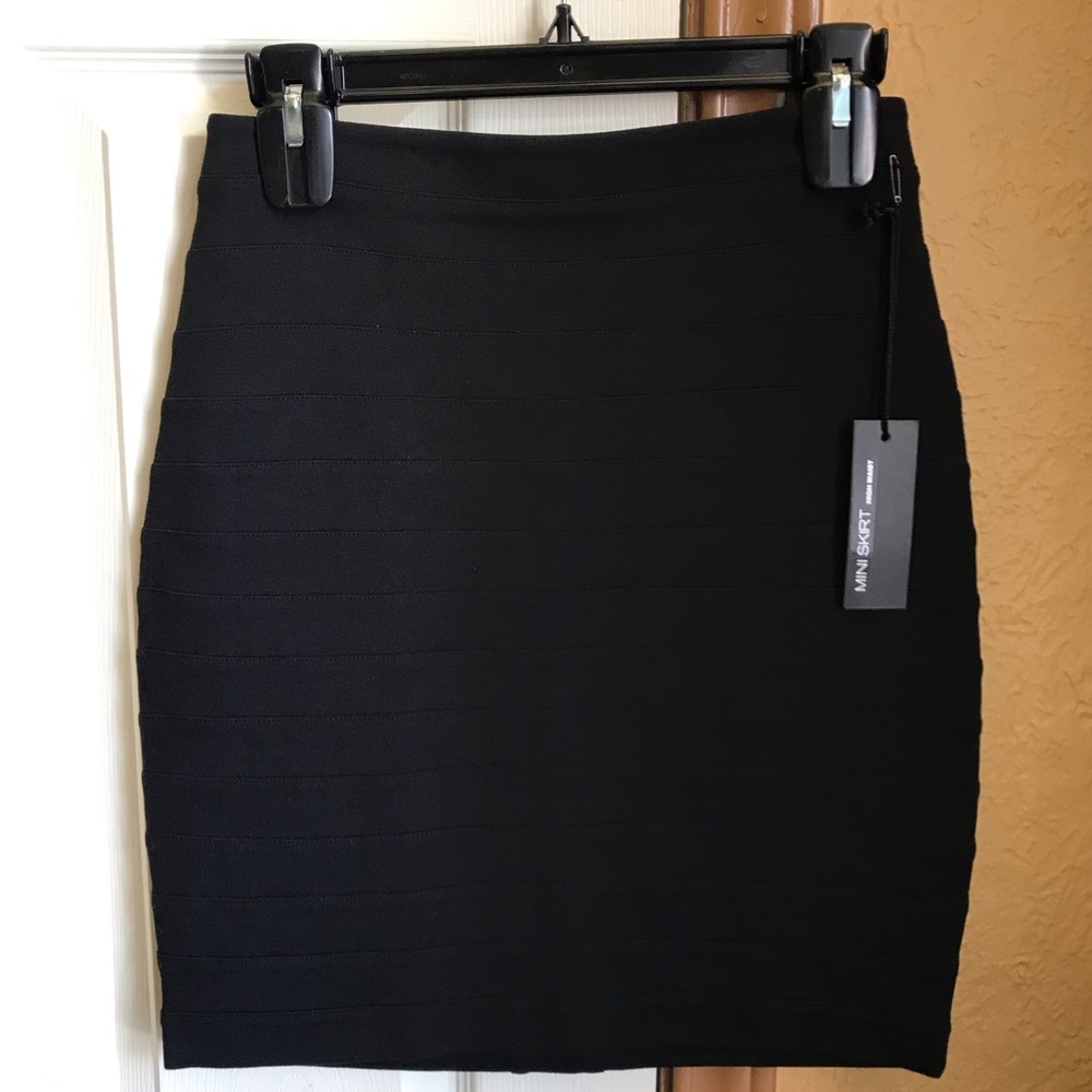 Black Bandage Skirt